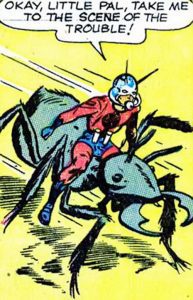 Ant Man Riding an Ant